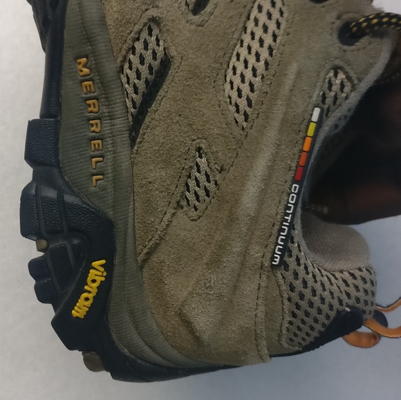 MERELL Continuum+Vibram Ortholite Leather Trail Hike Walk Outdoor Shoe 8men=9.5w - Picture 6 of 8